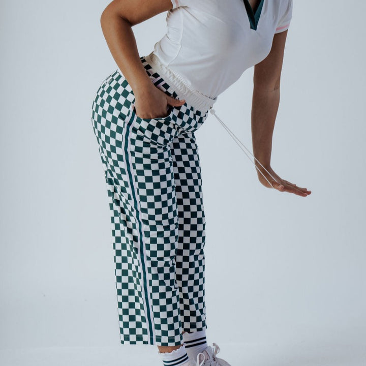 Fore All Bronson Pant - Green Checkered