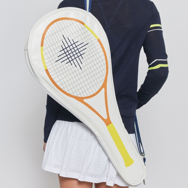 L'Etoile Racquet Cover - White/Yellow