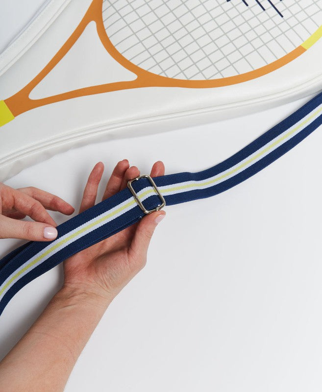 L'Etoile Racquet Cover - White/Yellow