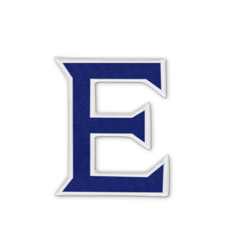 Oliver Thomas Letter Badge - Blue E