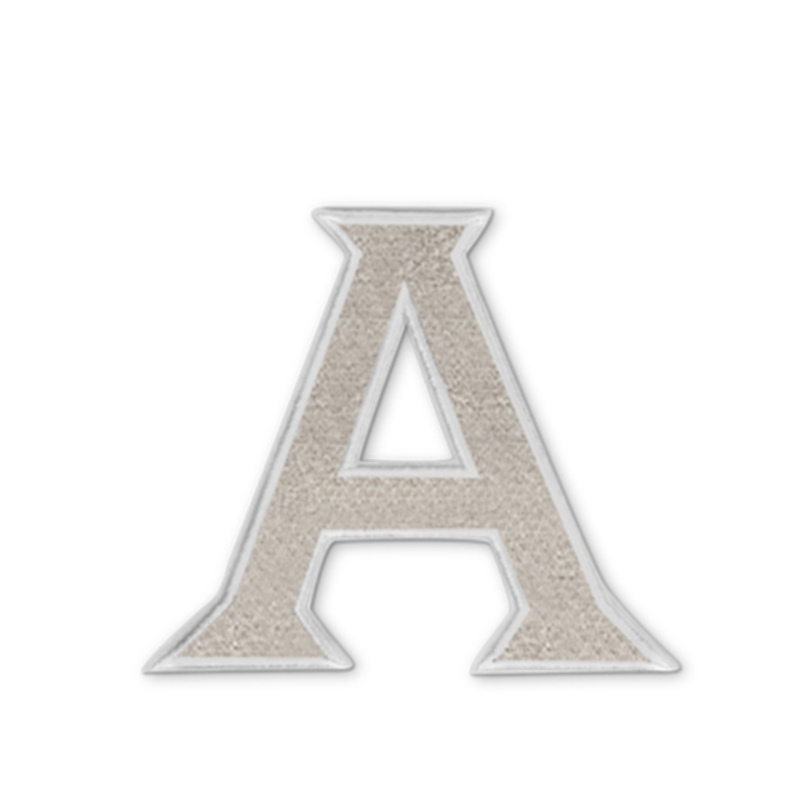 Oliver Thomas Letter Badge - Smoke A