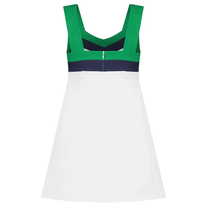 Club & Court Field Dress - White/Green