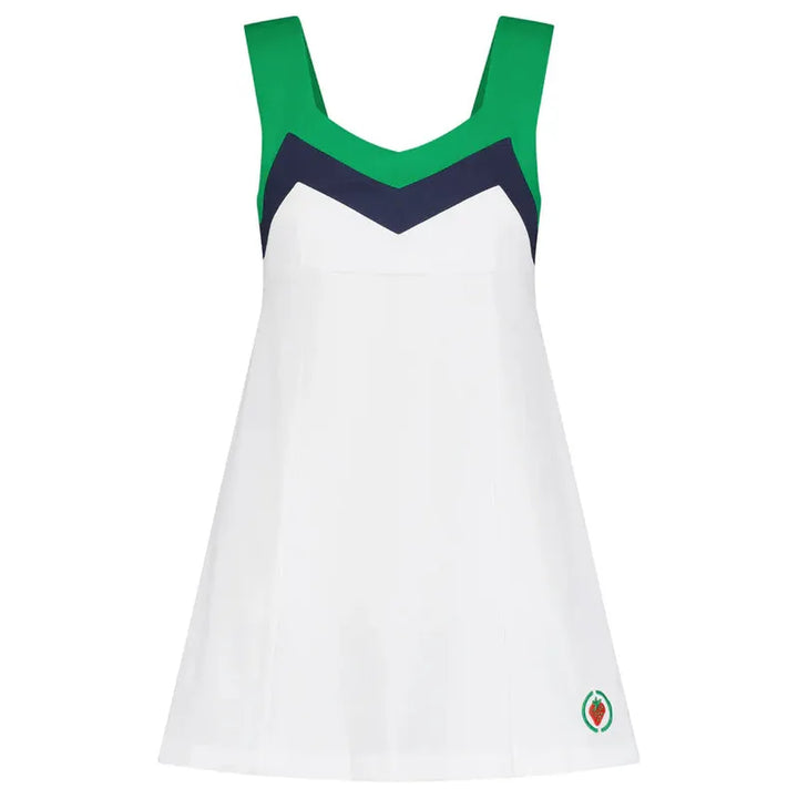 Club & Court Field Dress - White/Green