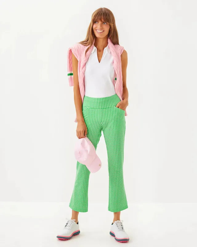 Lilly Pulitzer Corso Kick Flare Pant (28") - Fauna Green