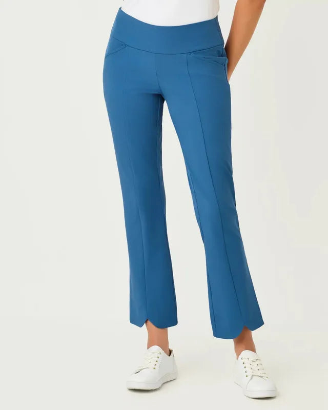 Lilly Pulitzer Corso Scallop Pants - Starlight Navy