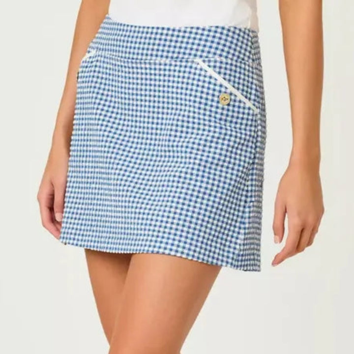 Lilly Pulitzer Luxietic Thera Skort - Starlight Navy