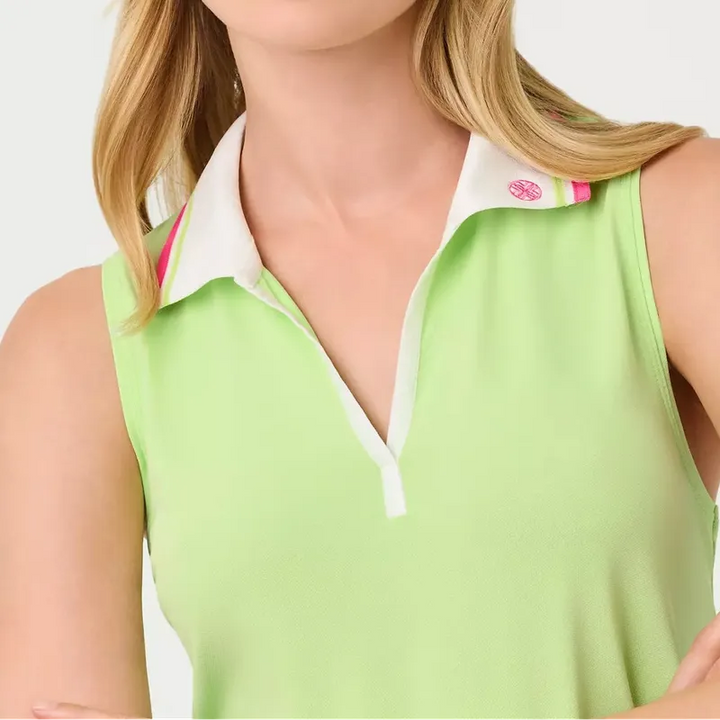 Lilly Pulitzer Frida S/L Polo - Green
