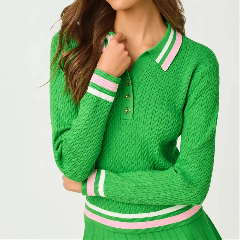 Lilly Pulitzer Suzette Sweater - Putting Green