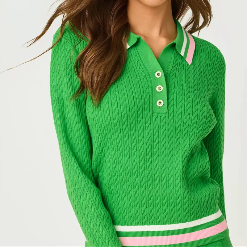 Lilly Pulitzer Suzette Sweater - Putting Green