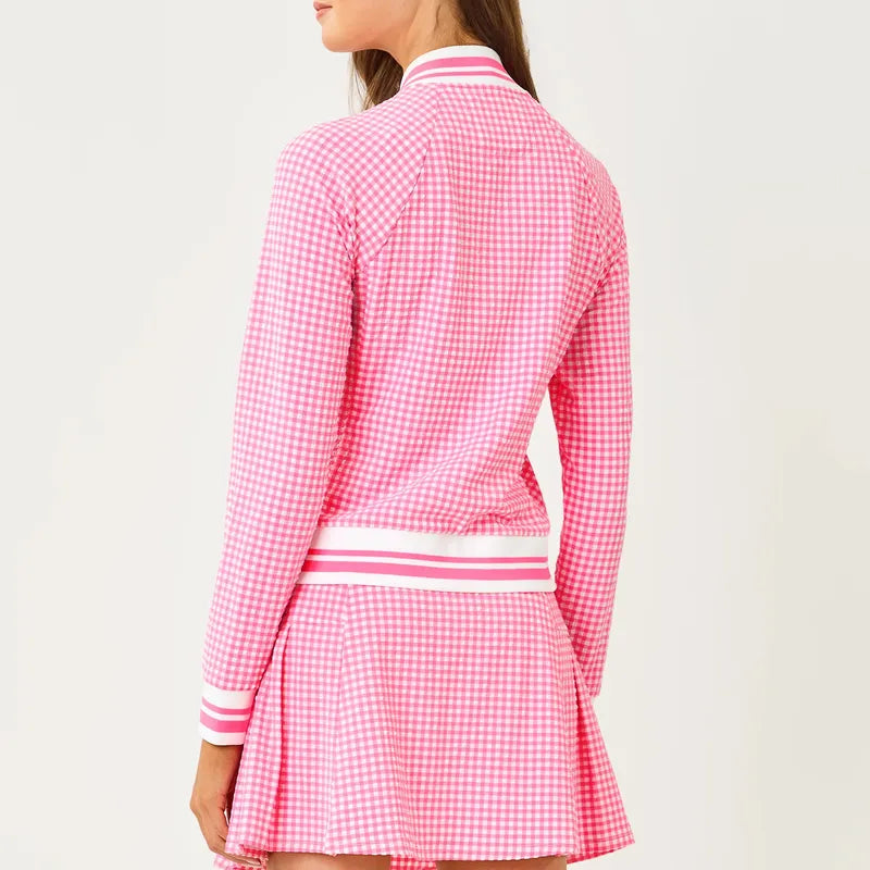 Lilly Pulitzer Luxletic Jaydea Jacket - Cherry Blossom Pink