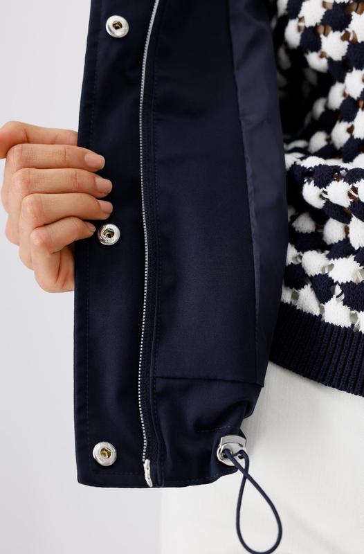 Monari Oversized Bomber Jacket - Navy