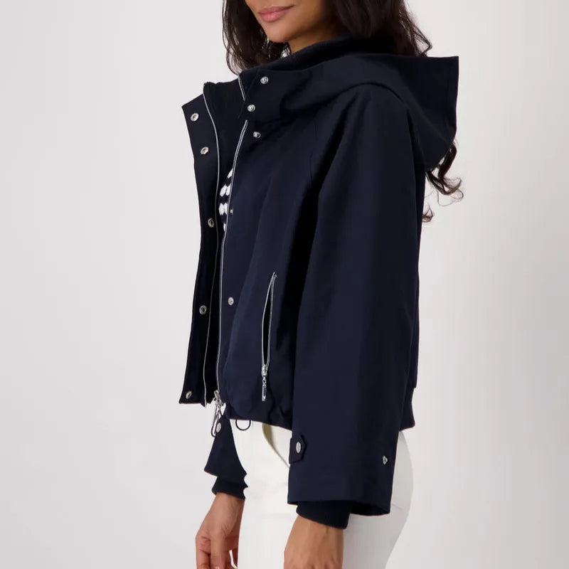 Monari Oversized Bomber Jacket - Navy