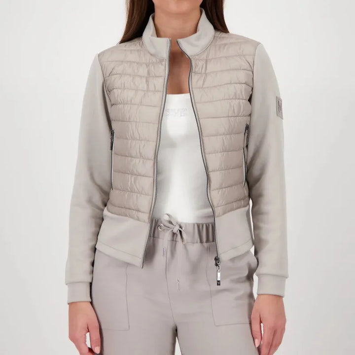Monari Quilted Puffer Jacket - Mushroom