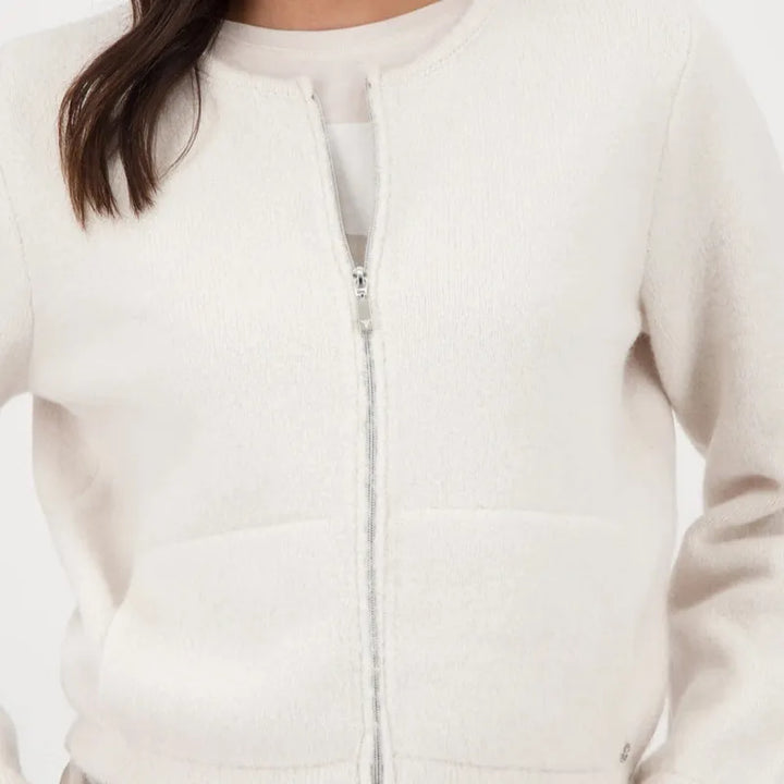 Monari Knit Cardigan - Oat Milk