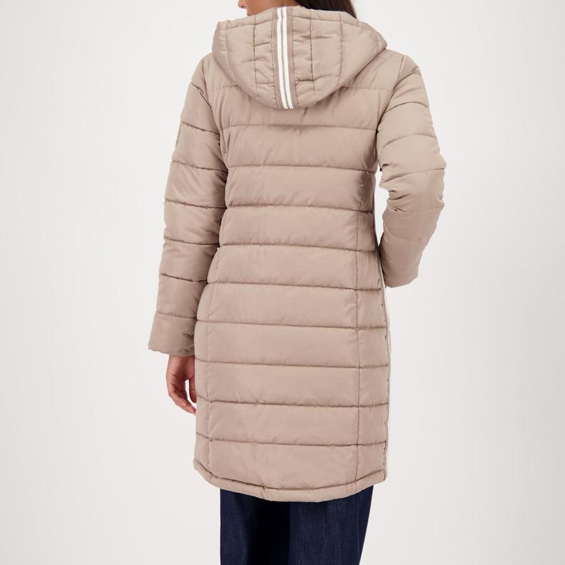 Monari Quilted Puffer Coat - Tan