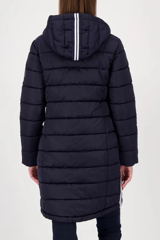Monari Quilted Puffer Coat - Navy