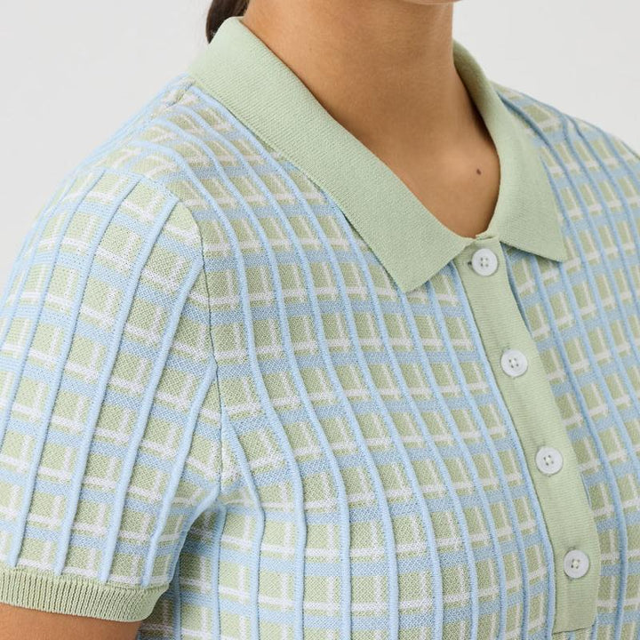 Daily Sports Knit S/S Polo - Pistachio