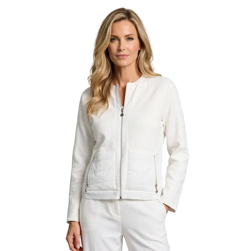 Micha Quilted Jacket - Off White