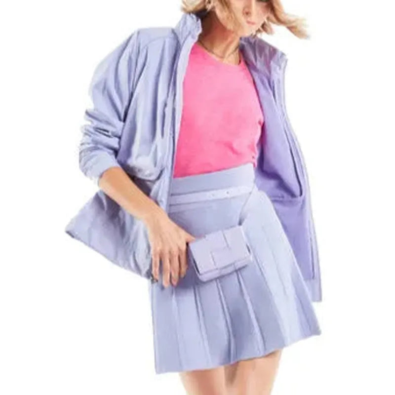 Devon Halsey Driver Jacket - Lavender