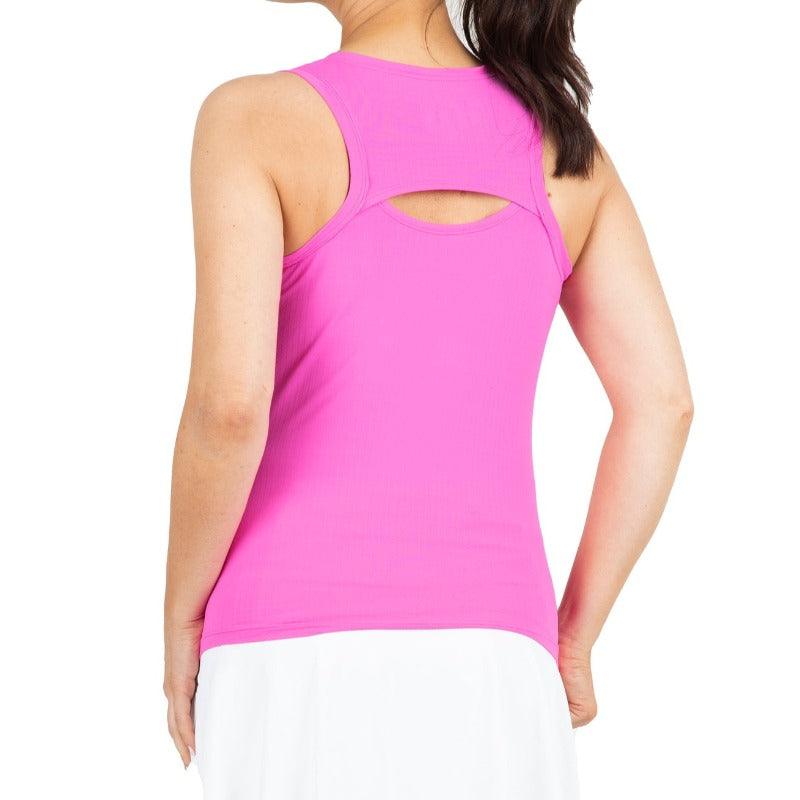 IBKUL Tennis Tank - Hot PInk