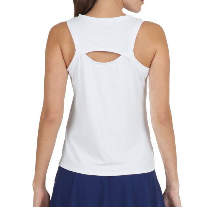 IBKUL Tennis Tank - White