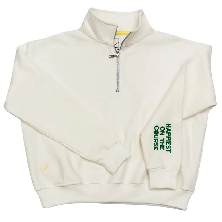 CourtLife Happiest On The Golf Course Zip Sweatshirt - Various Colours