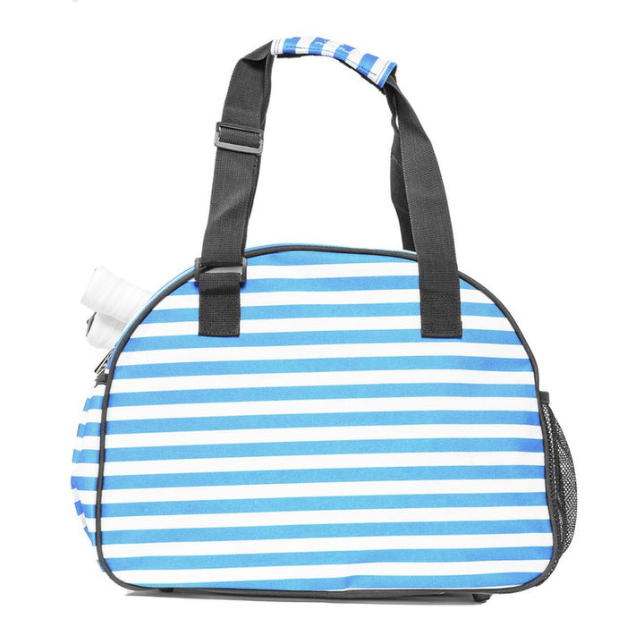 Pik'le'Ball Pickleball Tote - Blue Stripe