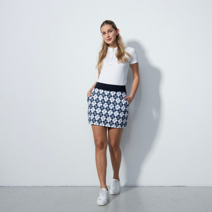 Daily Sports Abruzzo Skort (20") - Navy Argyle