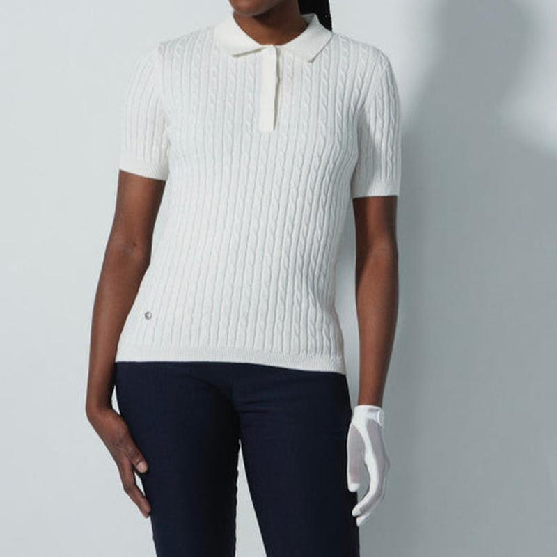 Daily Sports Madelene S/S Knit Polo - White