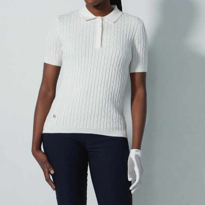 Daily Sports Madelene S/S Knit Polo - White