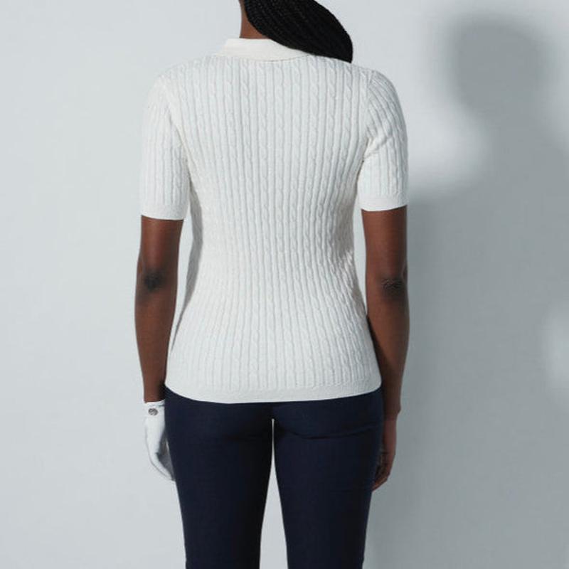Daily Sports Madelene S/S Knit Polo - White