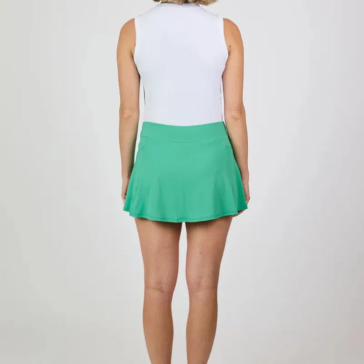 Sofibella Alpine Style Icons Flounce Skort (13")- Green