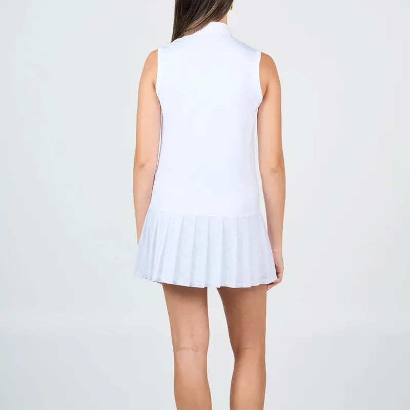 Sofibella White Lotus Dress - White