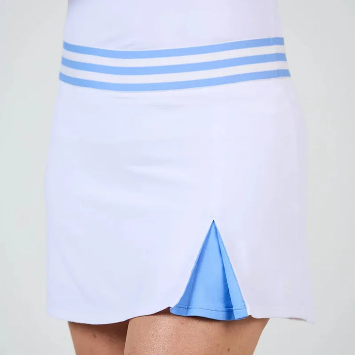 Sofibella Spring Tide Skort (14") - White/Periwinkle