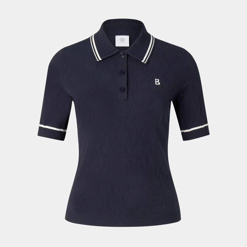 Bogner Sport Mandy Knit Polo - Navy