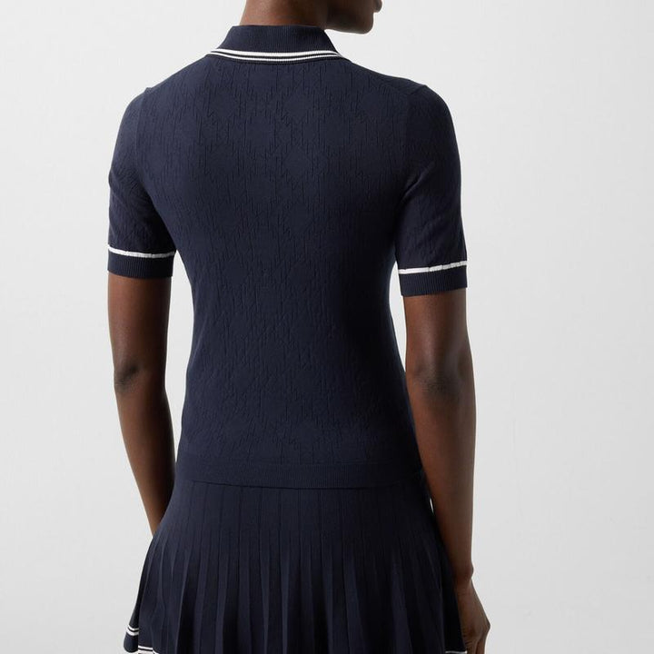 Bogner Sport Mandy Knit Polo - Navy