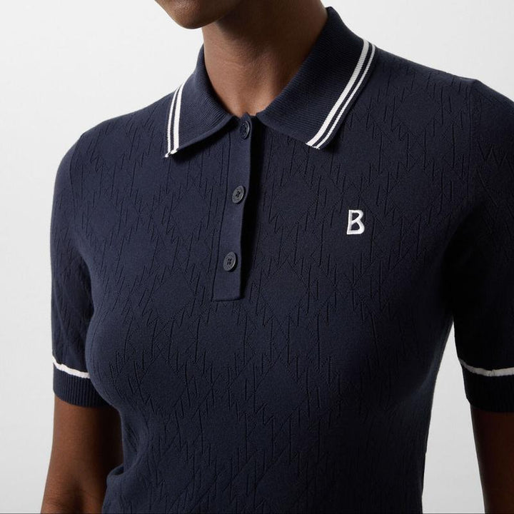 Bogner Sport Mandy Knit Polo - Navy