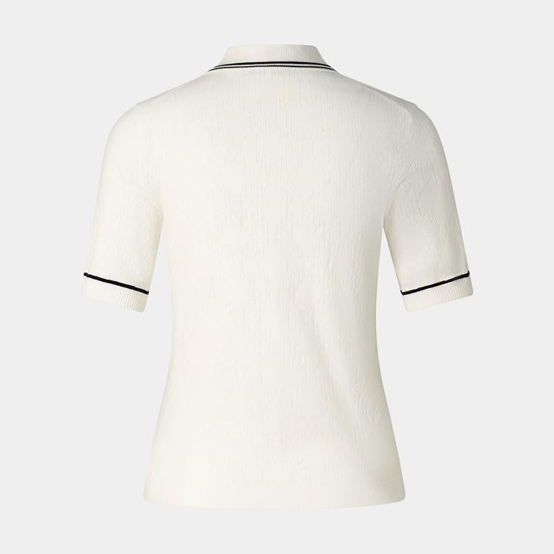 Bogner Sport Mandy Knit Polo - Off White