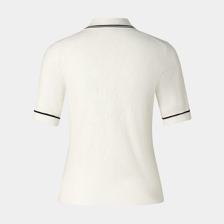 Bogner Sport Mandy Knit Polo - Off White