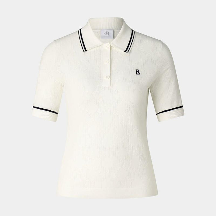 Bogner Sport Mandy Knit Polo - Off White