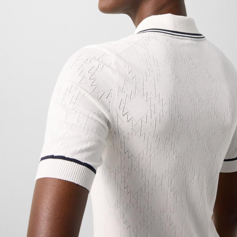 Bogner Sport Mandy Knit Polo - Off White