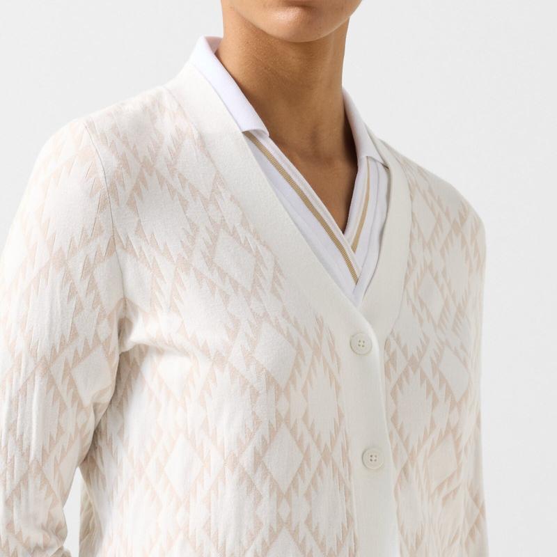 Bogner Sport Amber Cardigan - Cream/Sand