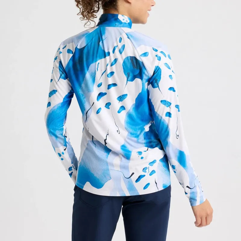 Rohnisch Addy L/S Top - Blue Aquarelle