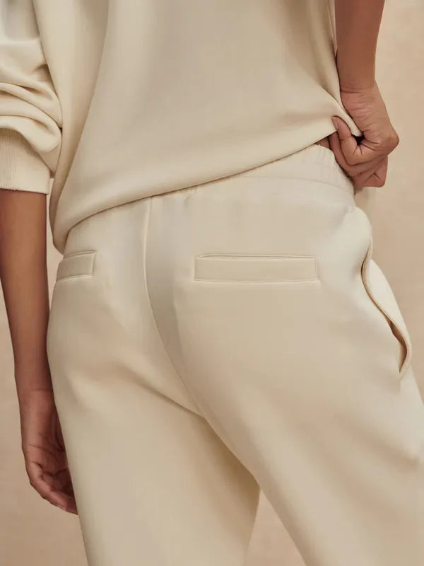 Varley Slim Cuff Pants (30") - Pristine Ivory