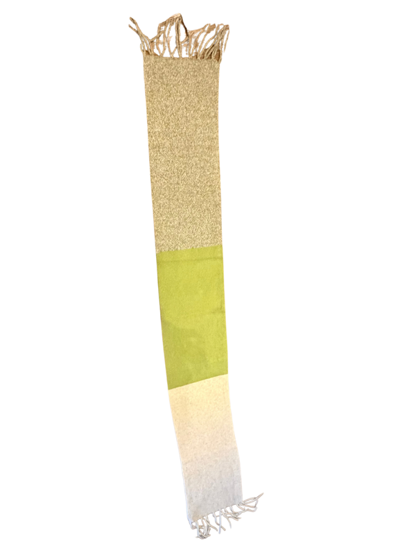 Marc Aurel Scarf - Chartreuse/Sand