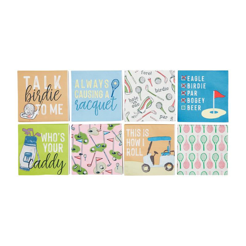 Mud Pie Sporty Napkins