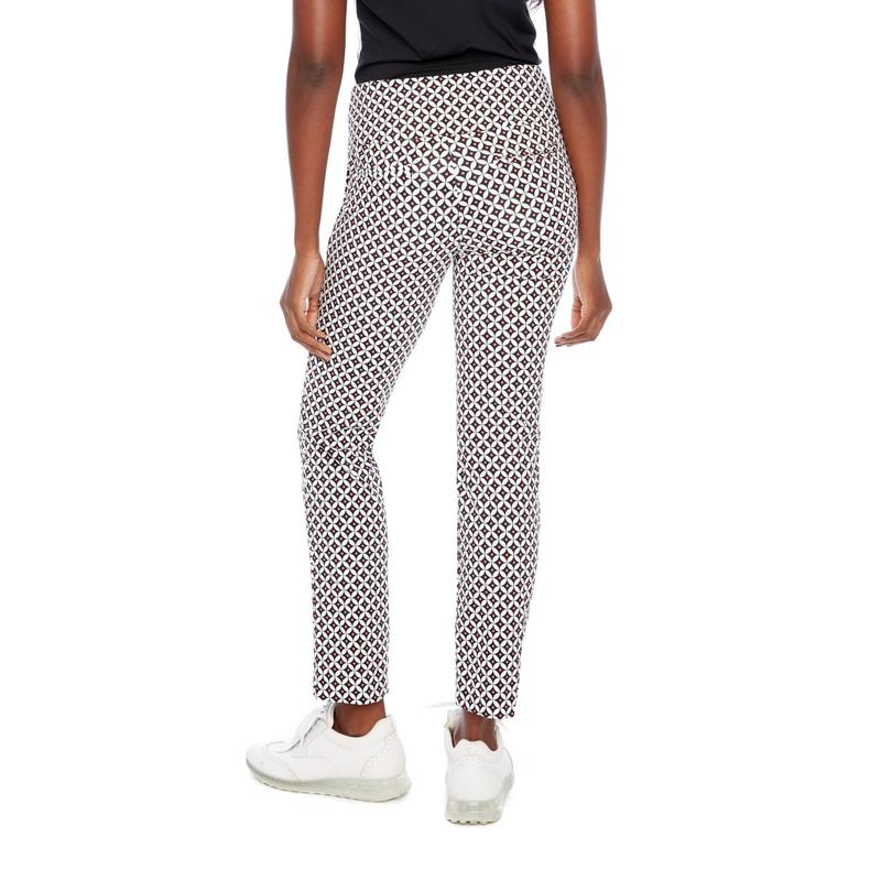 Swing Control Jetsons Ankle Pants (28") - Black/White/Coral