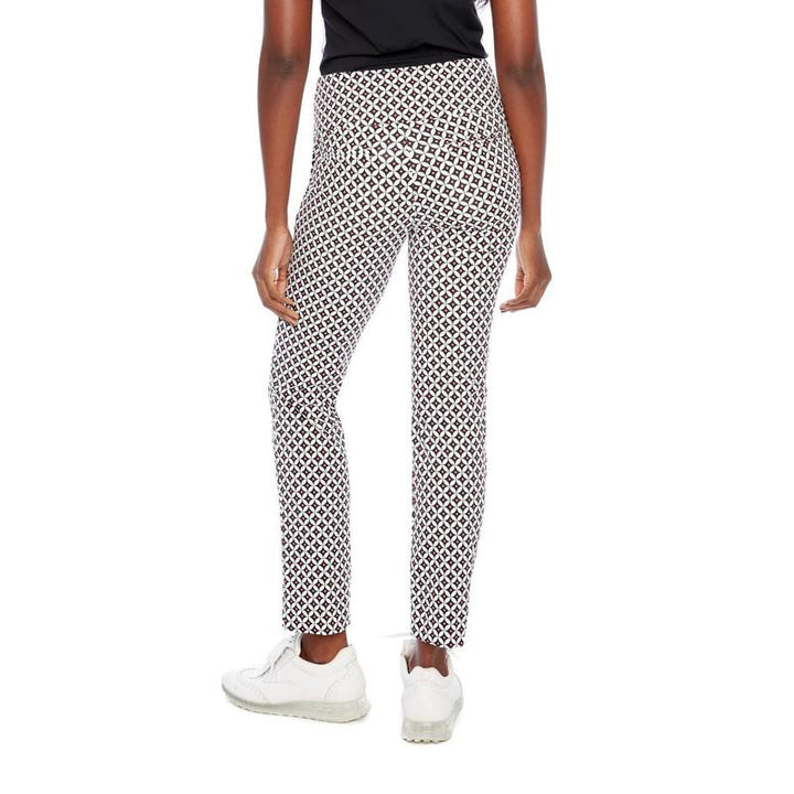 Swing Control Jetsons Ankle Pants (28") - Black/White/Coral