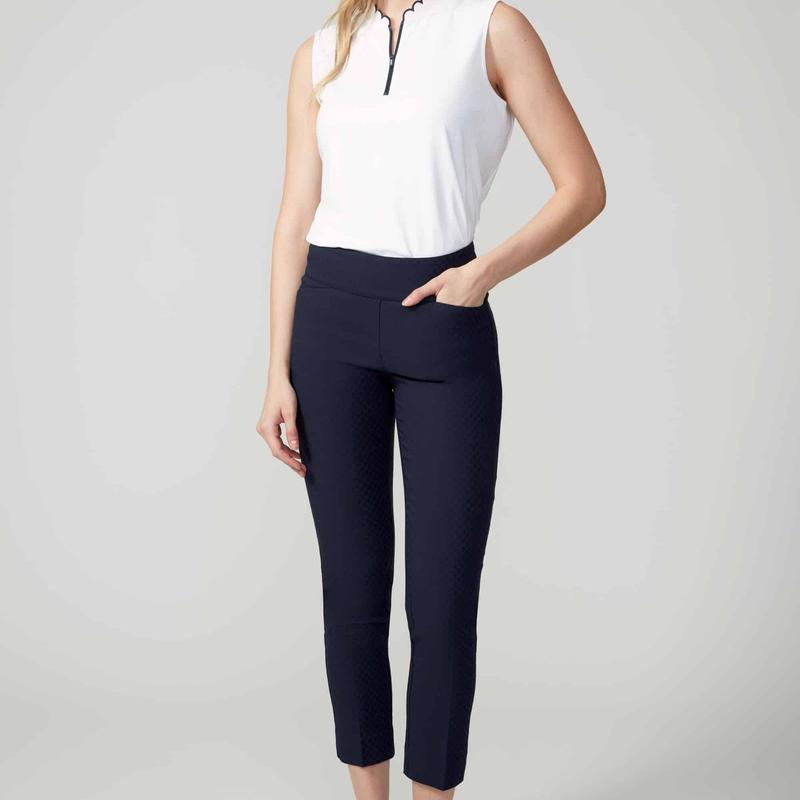 Swing Control Techno Jacquard Pants (28") - Navy