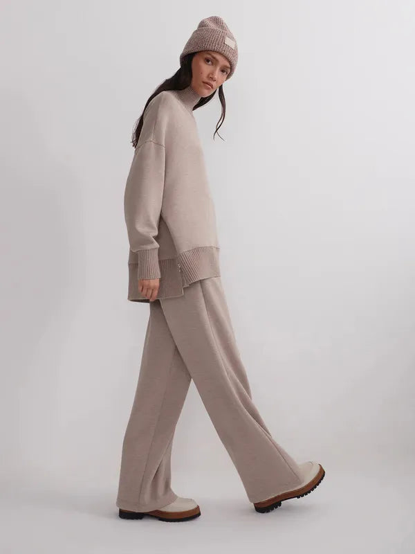 Varley Extra Wide Pants (29.5") - Taupe Marl